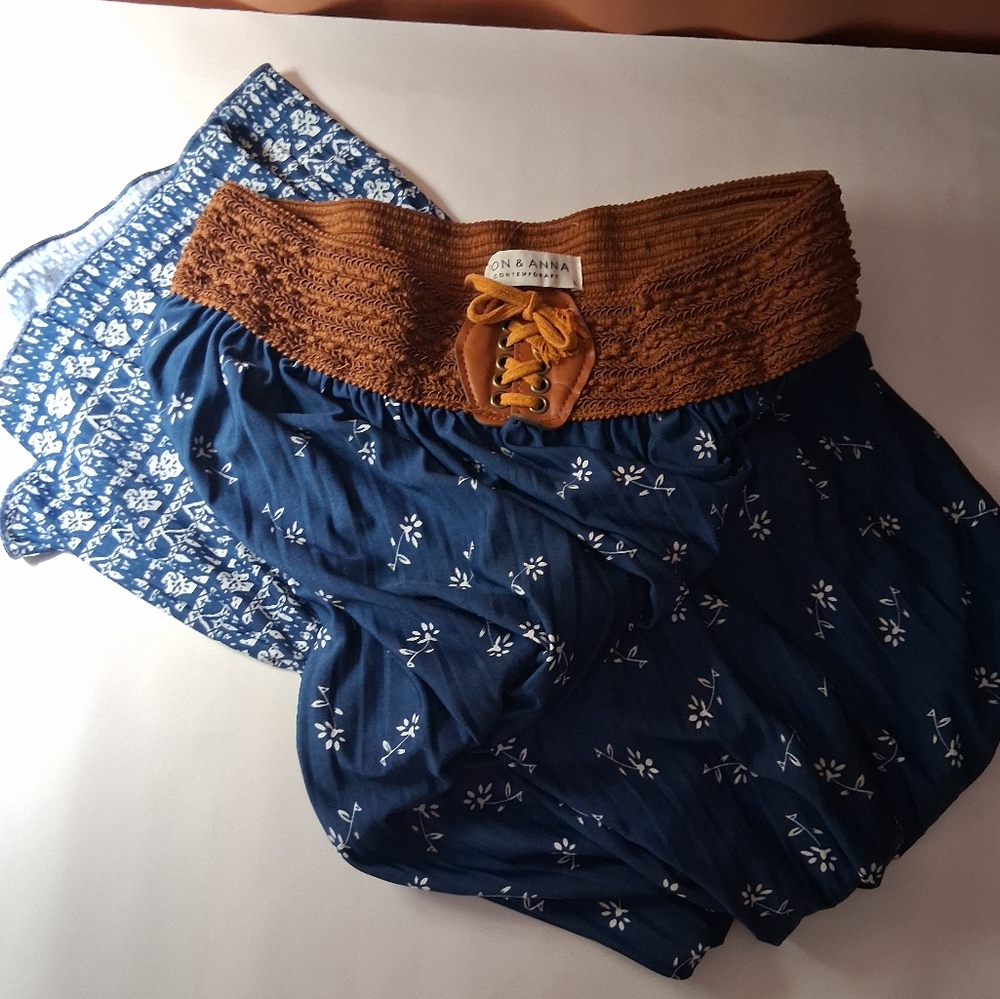 Brown Woven Maxi Boho Skirt by Jon & Anna Size Large